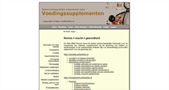 Desktop Screenshot of candida-fibromyalgie-hypoglycemie-chronische-vermoeidheid-me.nl